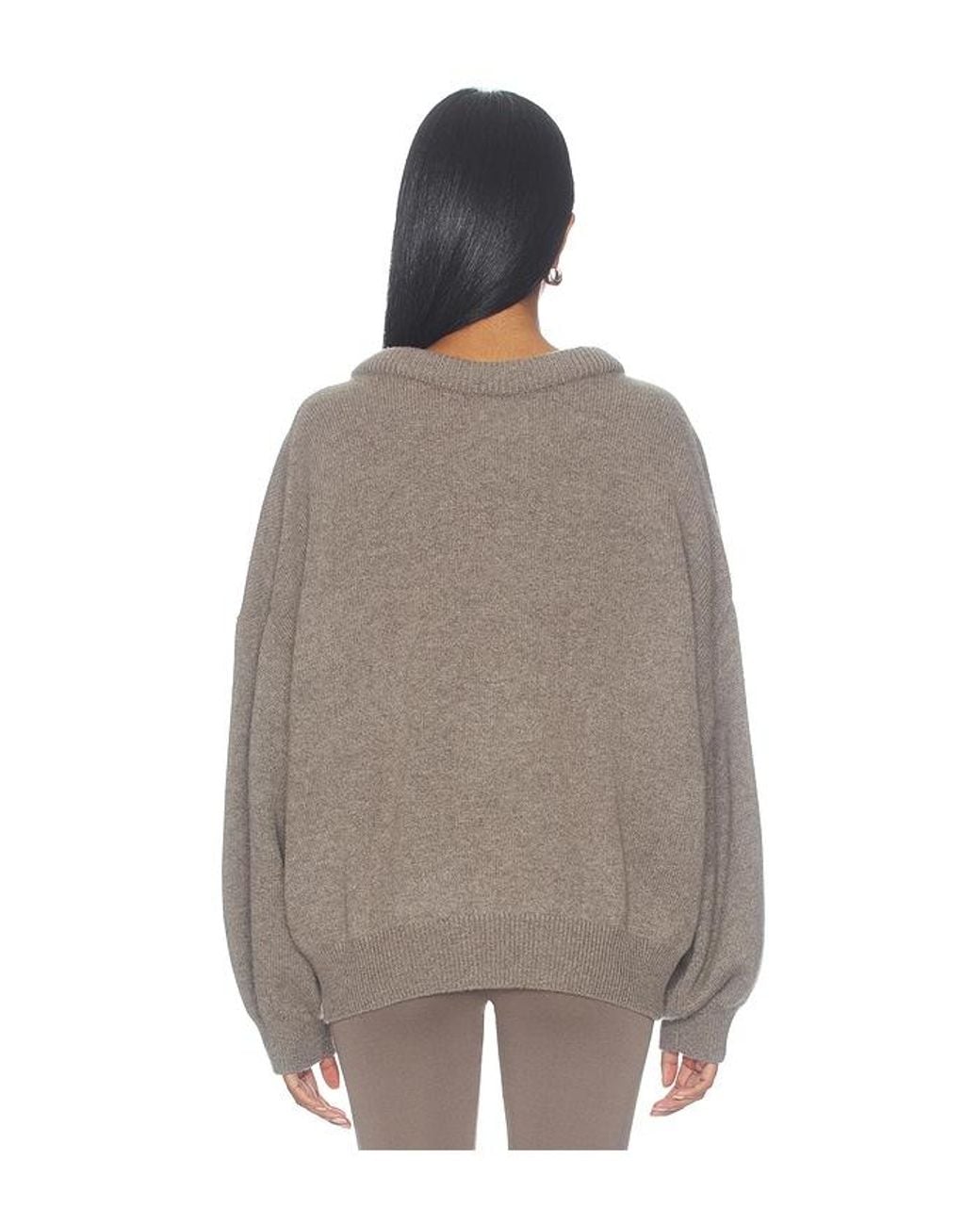 Lisa Yang Brown Doria Sweater