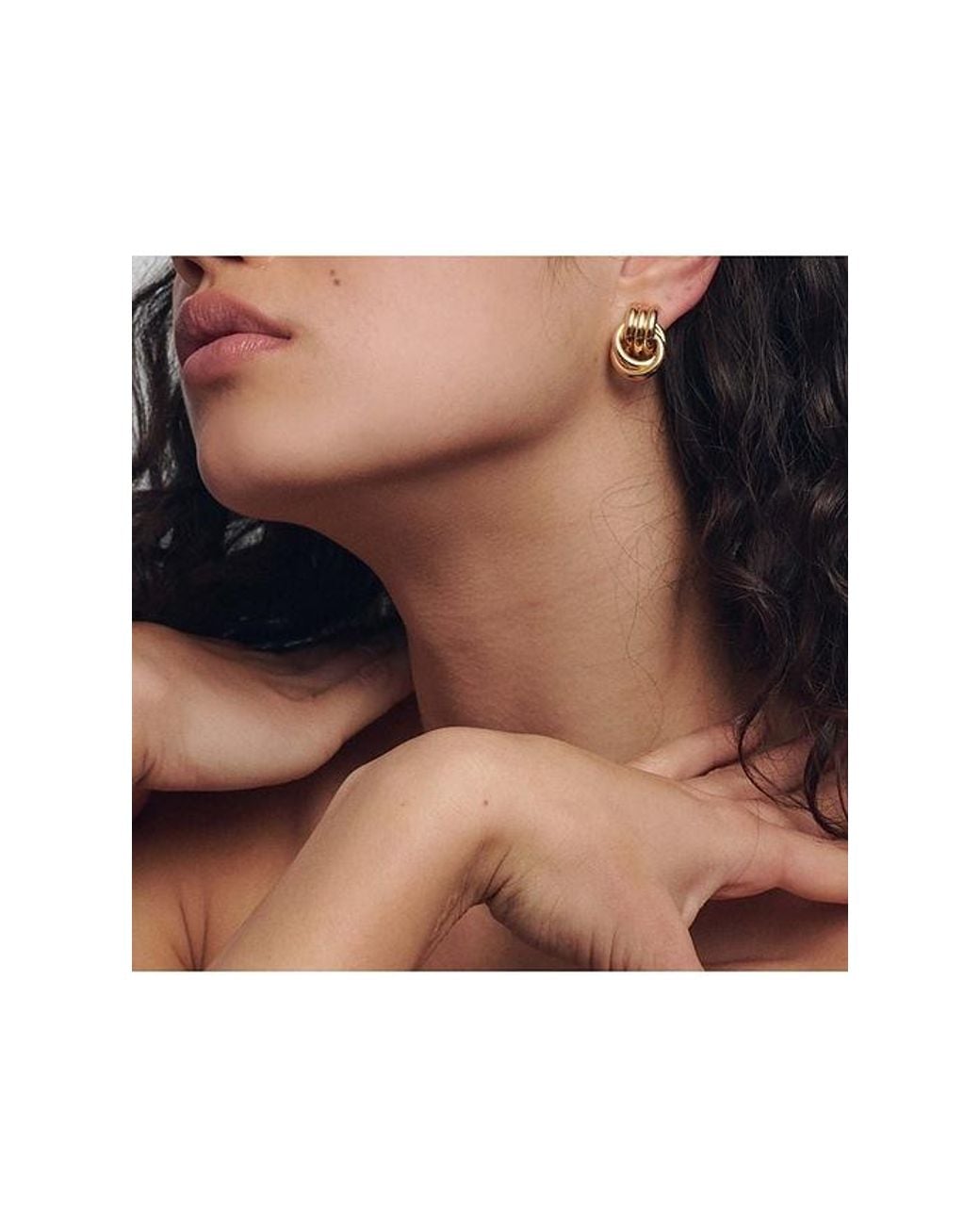 Heaven Mayhem Metallic Baby Knot Earrings