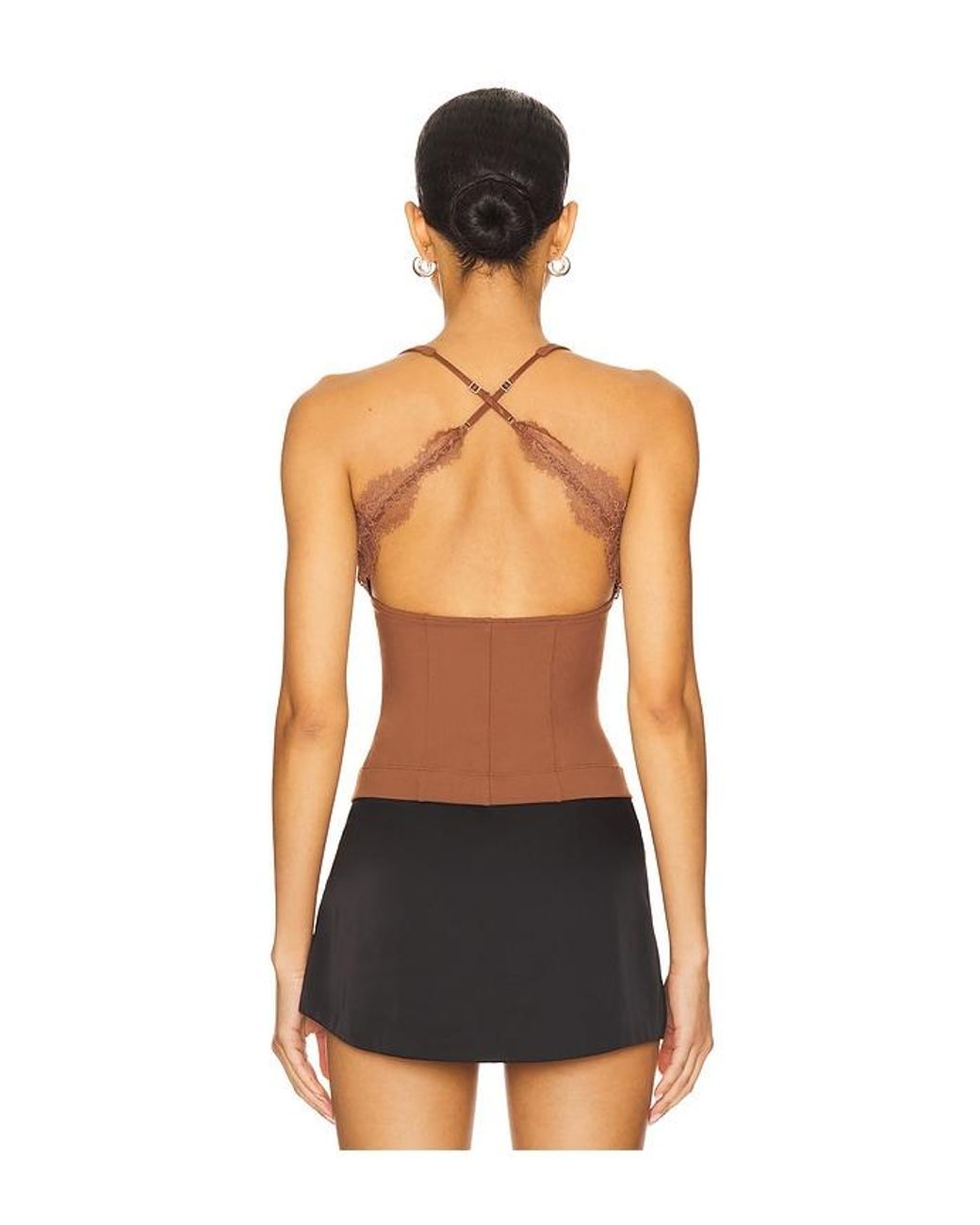 Free People Black Looking Good Cami