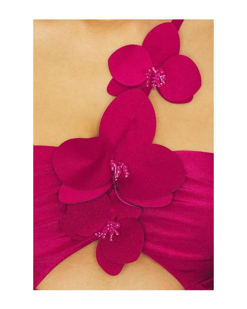 PATBO Pink Petal Midi Dress