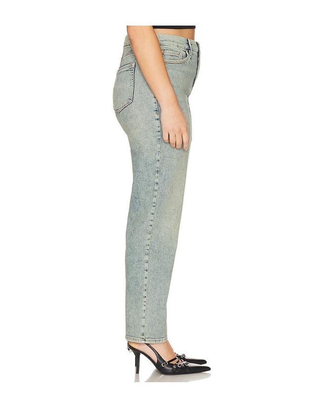 GOOD AMERICAN Blue Good 90's Petite Jeans