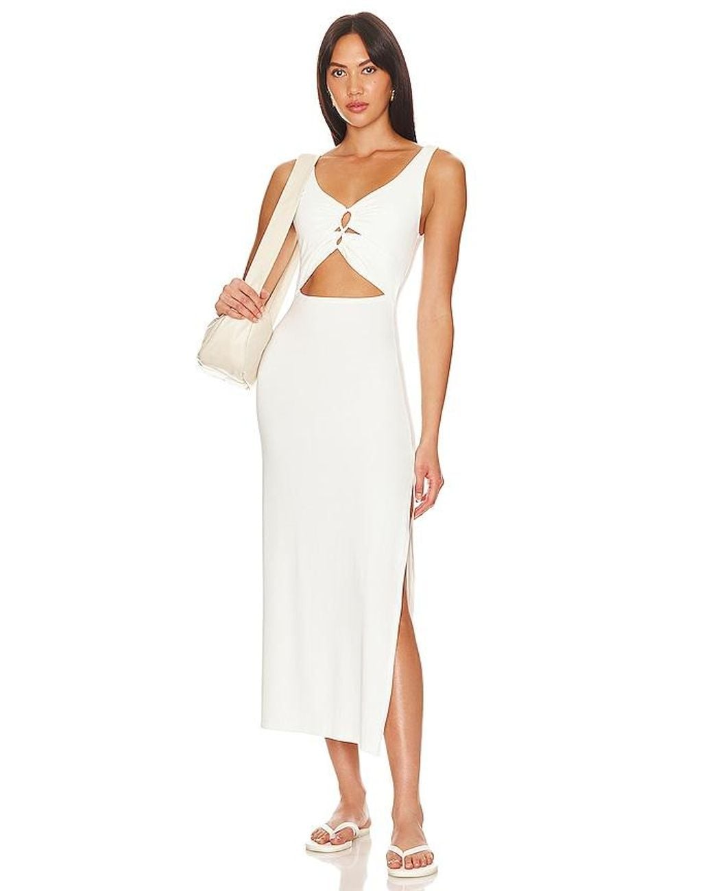 LSPACE White Camille Dress