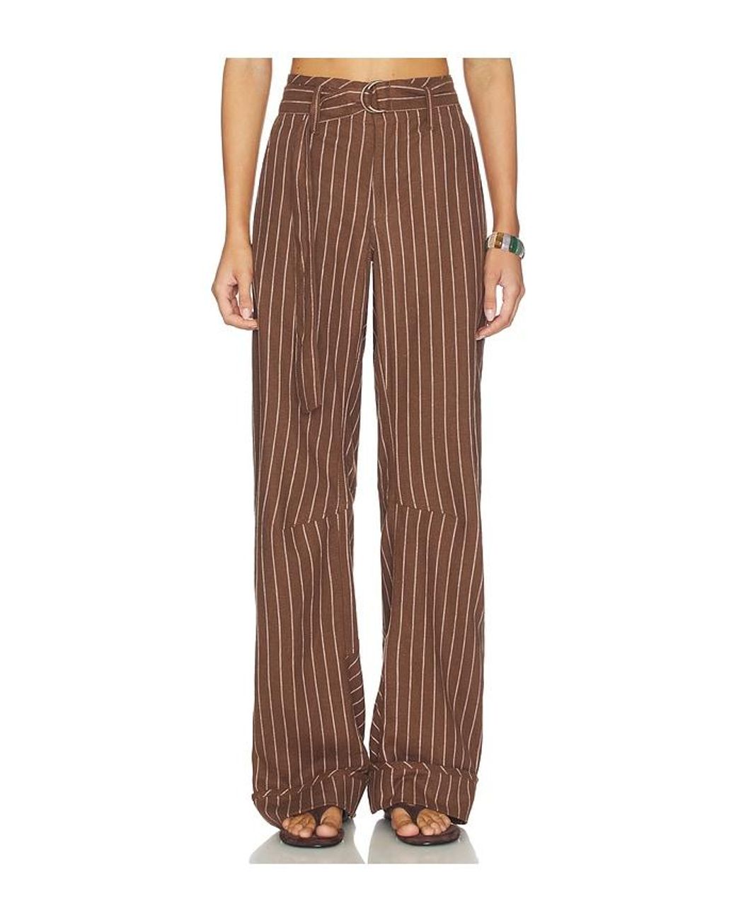 Free People Brown X Revolve Raise The Stakes Pant