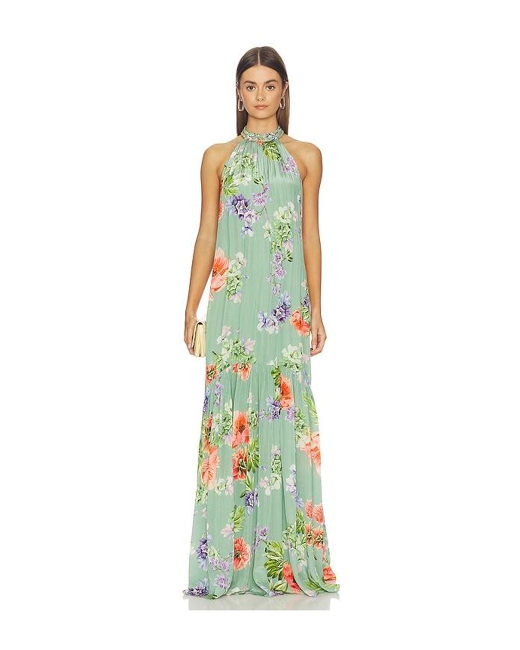 Hemant & Nandita White Maxi Dress