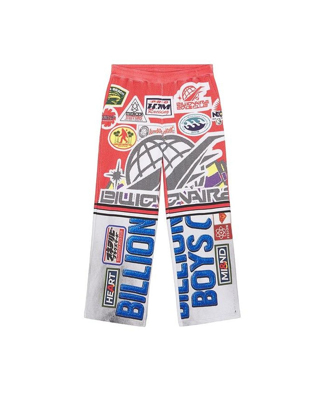 BBCICECREAM Red Fision Sweatpants for men