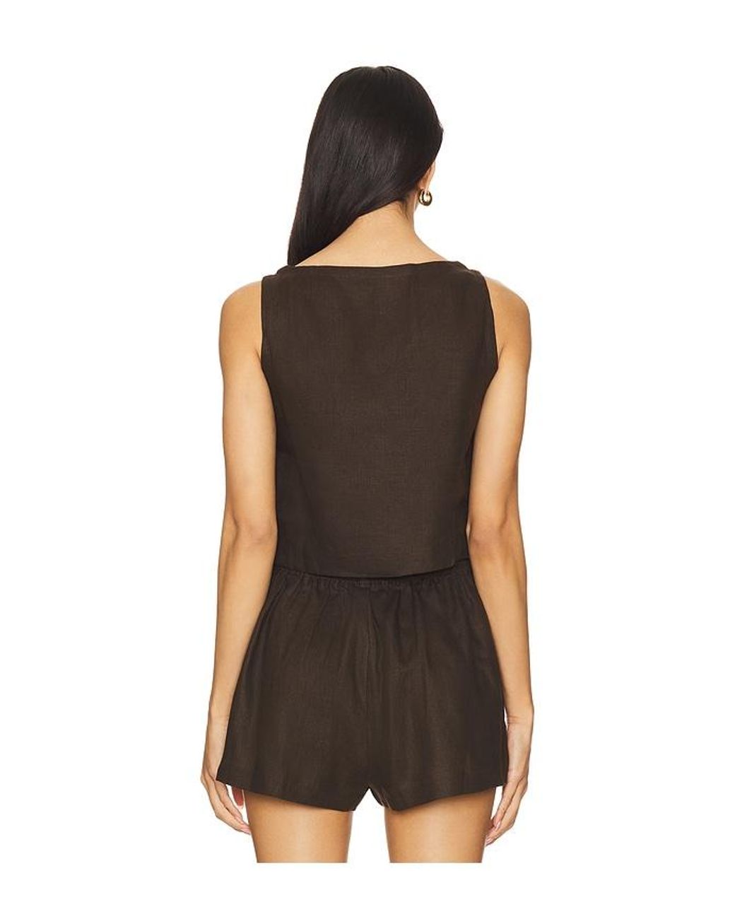 Faithfull The Brand Black Elia Top