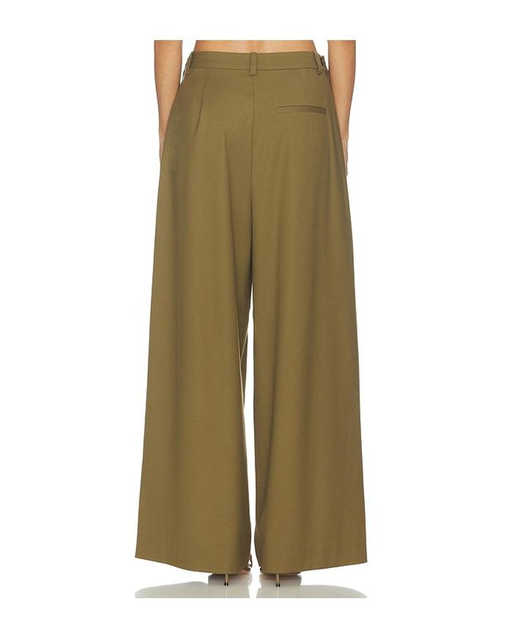 Gestuz Green Olivia High Waisted Pants