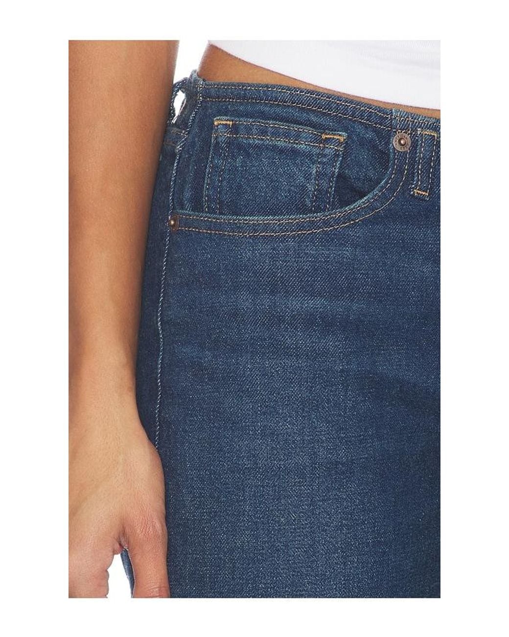 GOOD AMERICAN Blue Bootcut Ghost