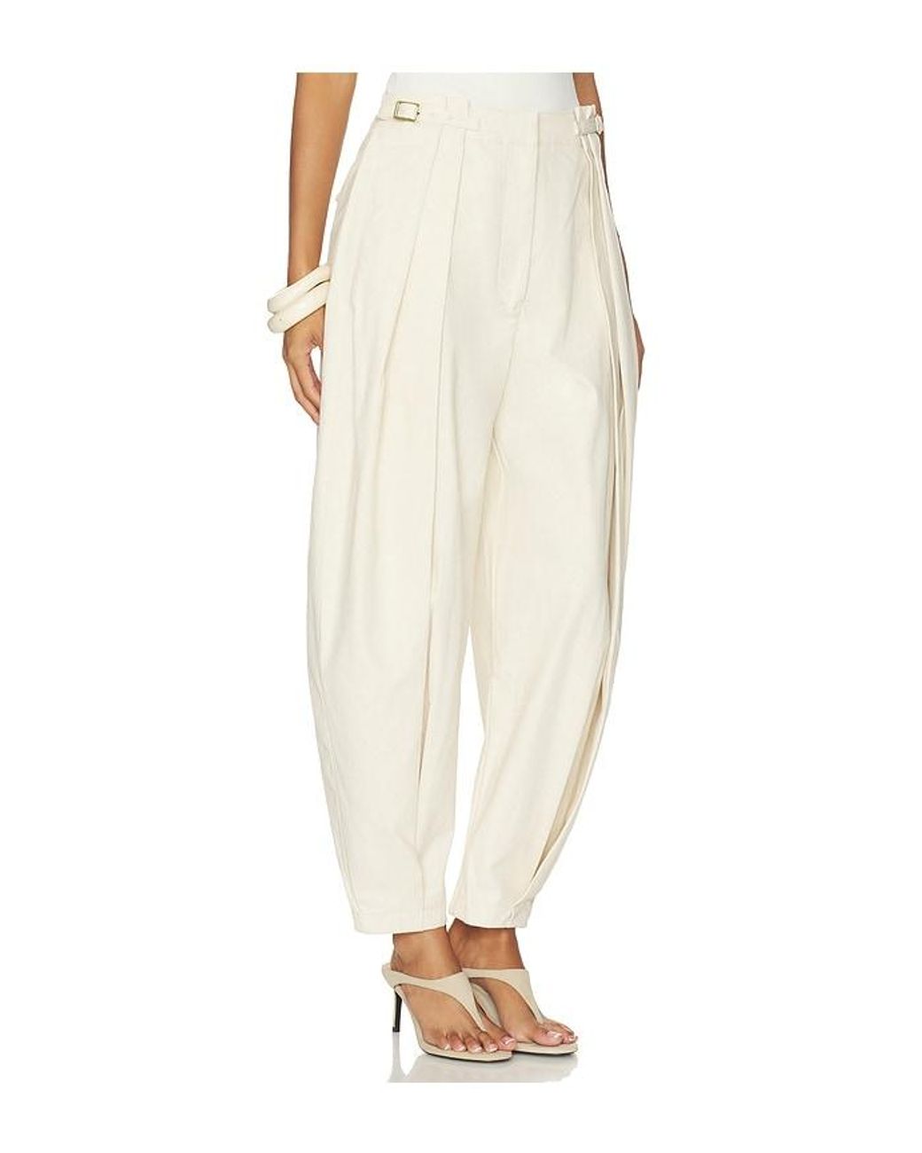 Ronny Kobo White Devi Pants