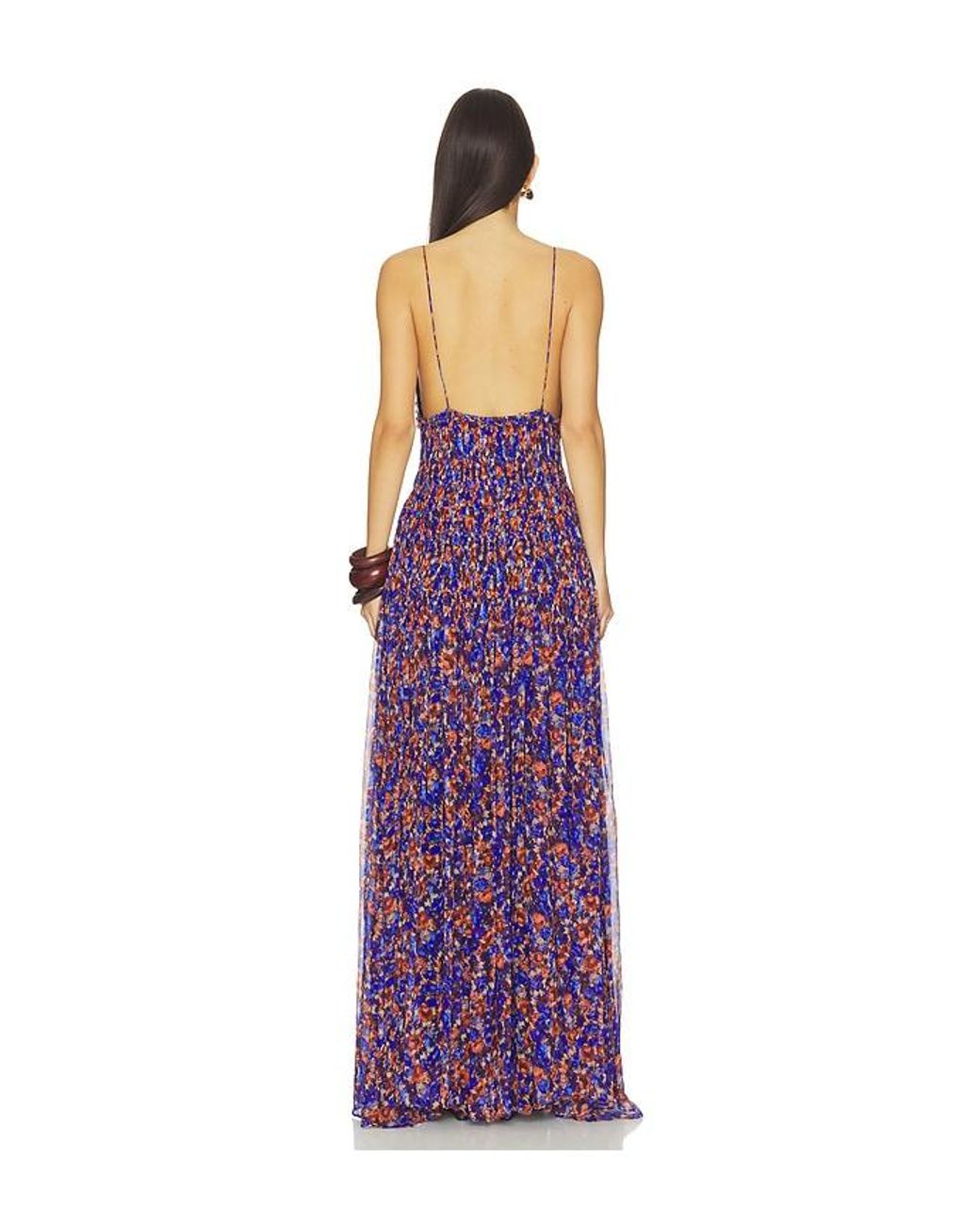 Ulla Johnson Purple Atrani Silk Gown