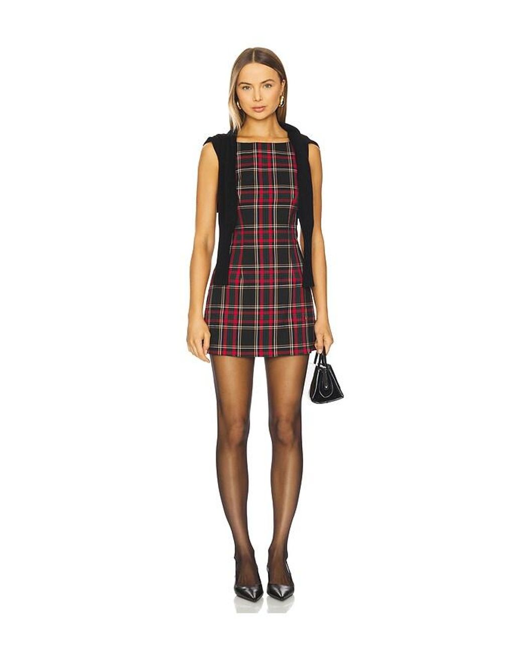 MAJORELLE Red Raine Mini Dress