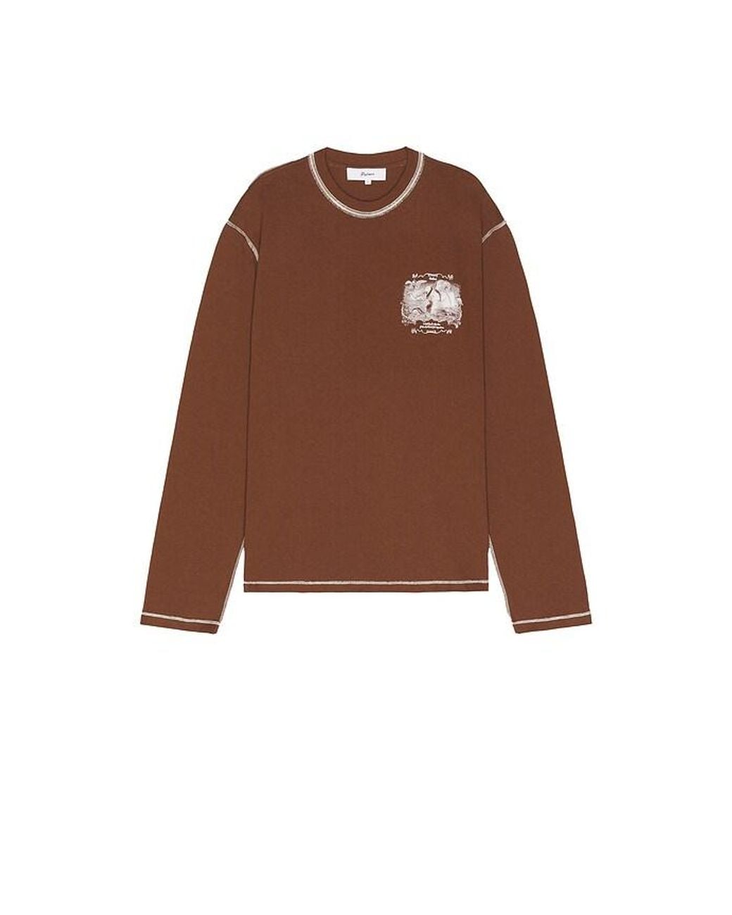 Palmes Brown Mermaid Long-Sleeve for men