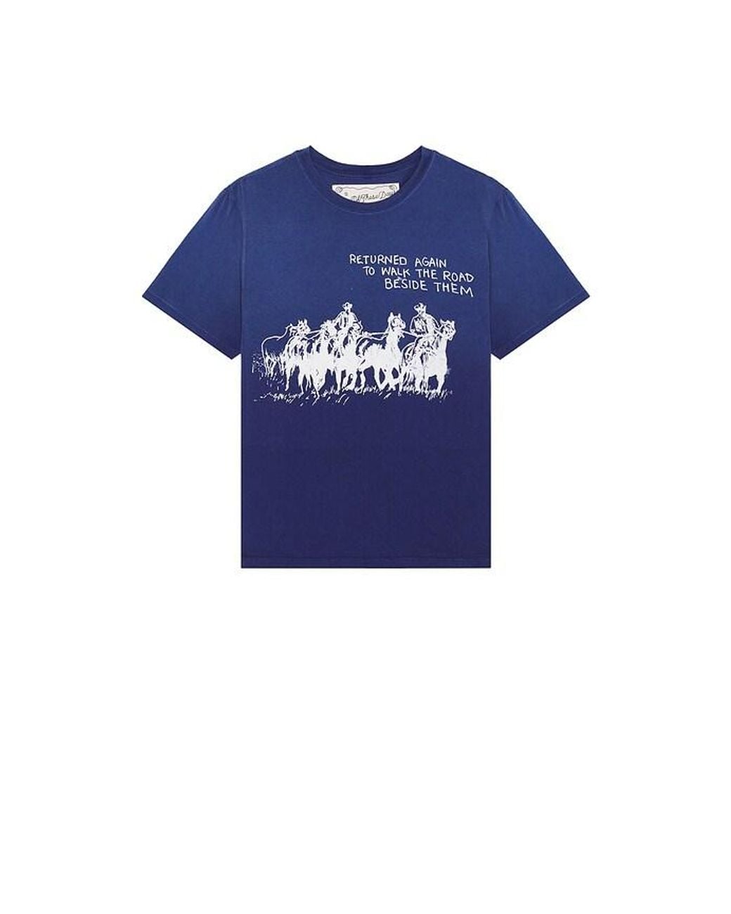 One Of These Days Blue Return Again Tee Shirt for men