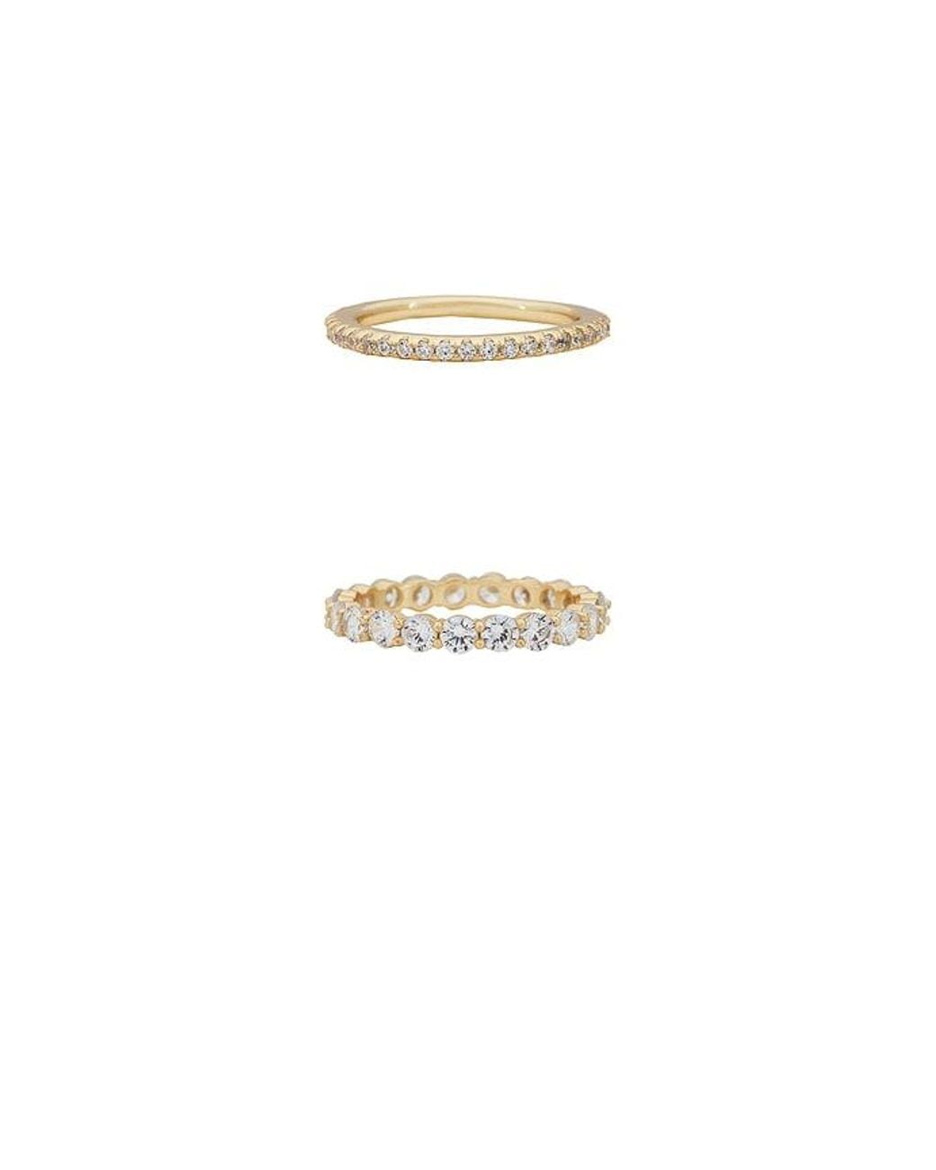 Shashi White Ring-Set Vroom