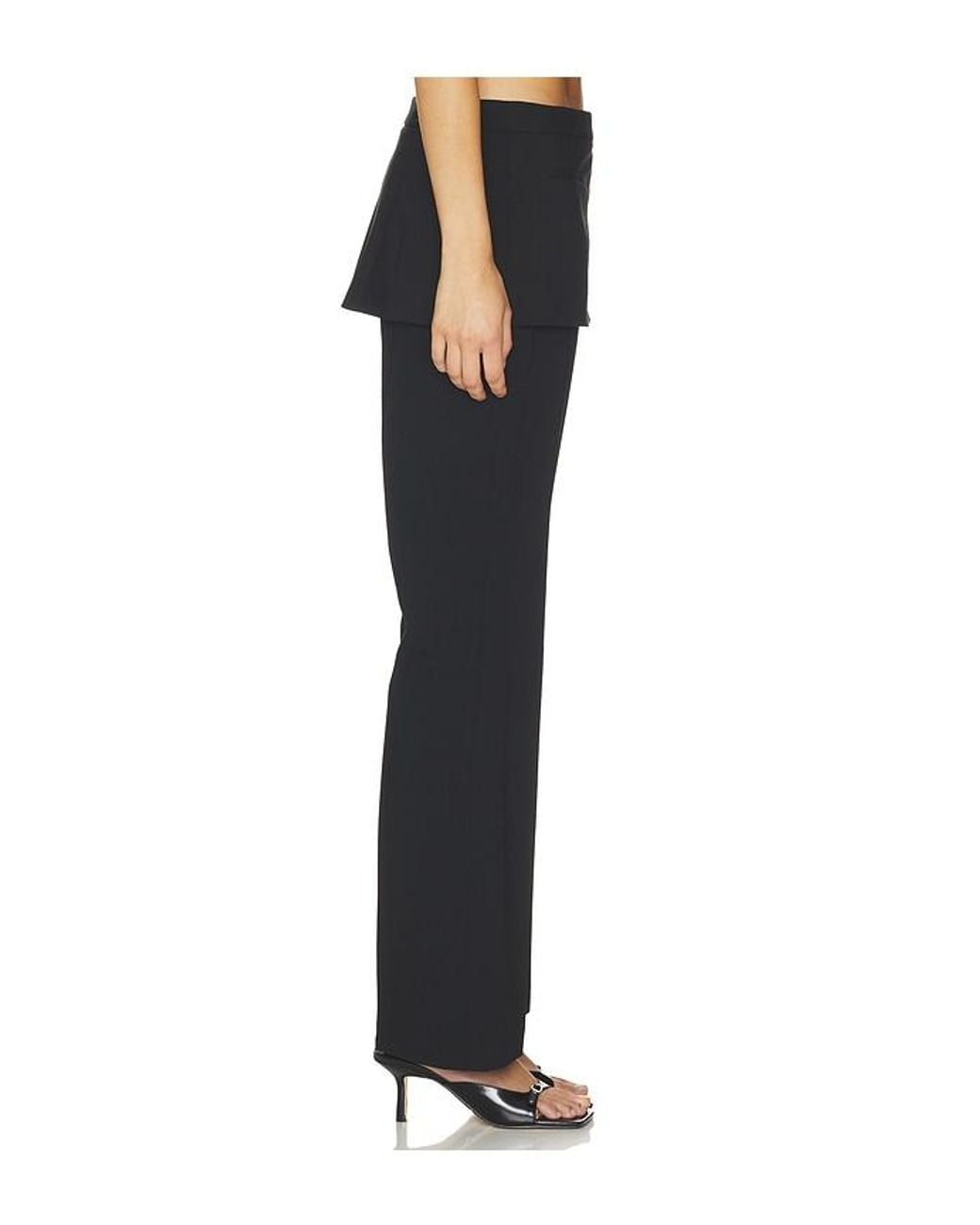 Sandy Liang Black Mulberry Pant