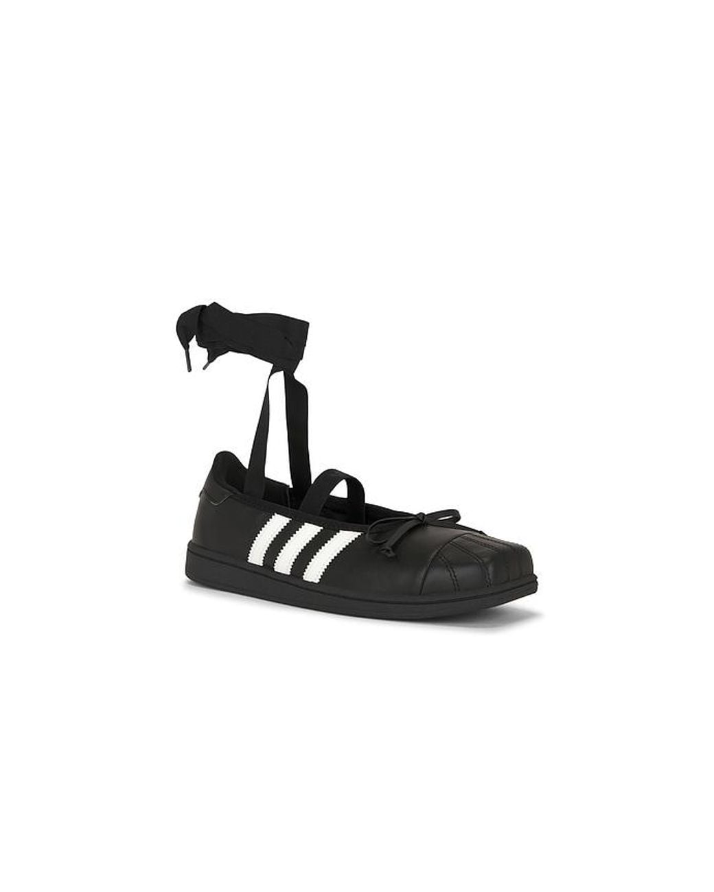 Adidas Originals Black X Jennie Superstar Sq Ballerina Flat