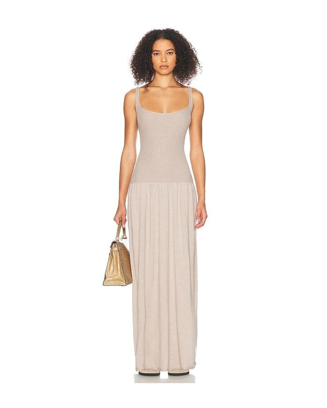 Helsa Natural Maddison Maxi Knit Dress