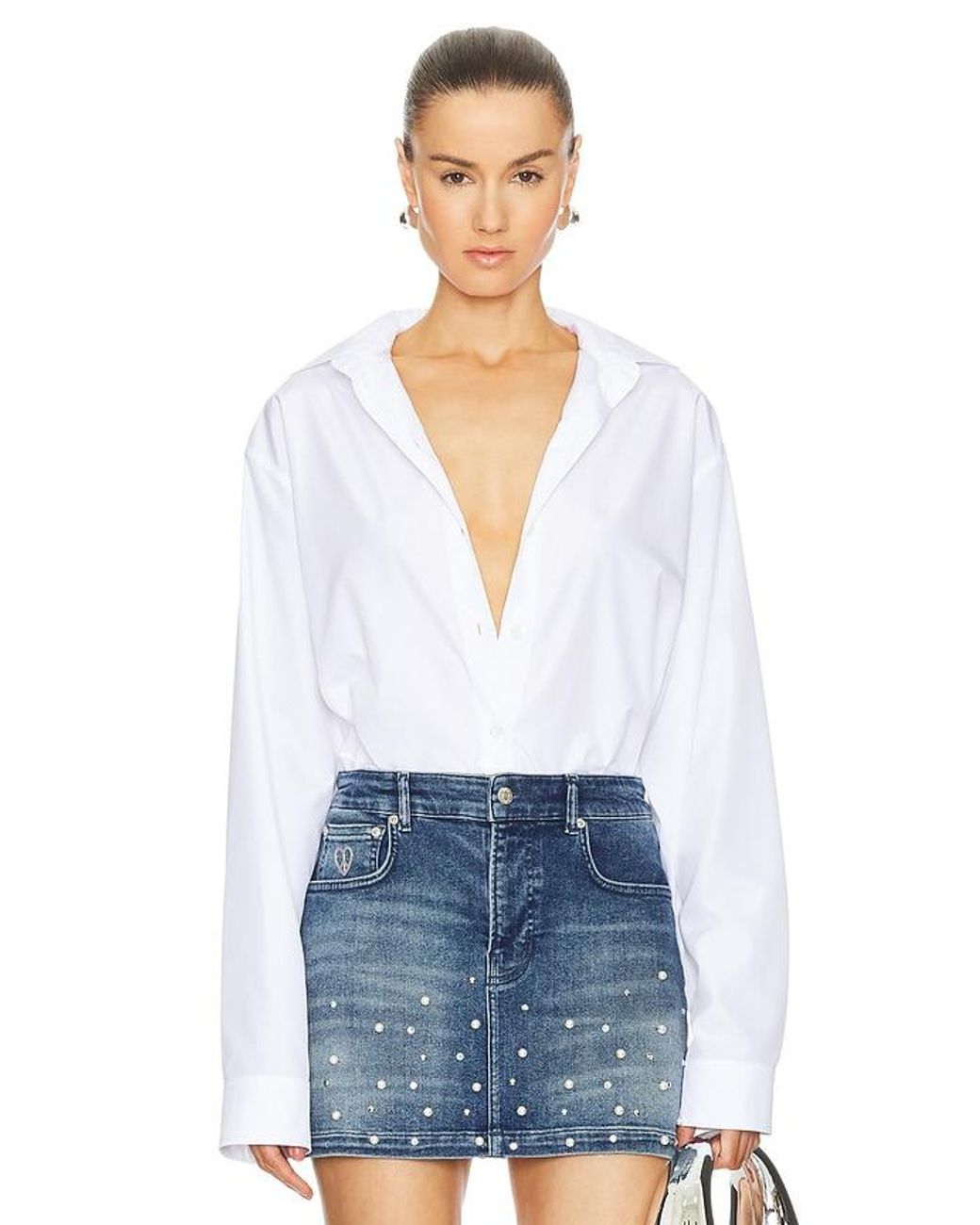 Moschino White Button Up Shirt