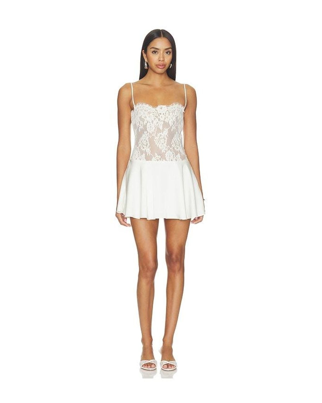 Lovers + Friends White Brundy Mini Dress