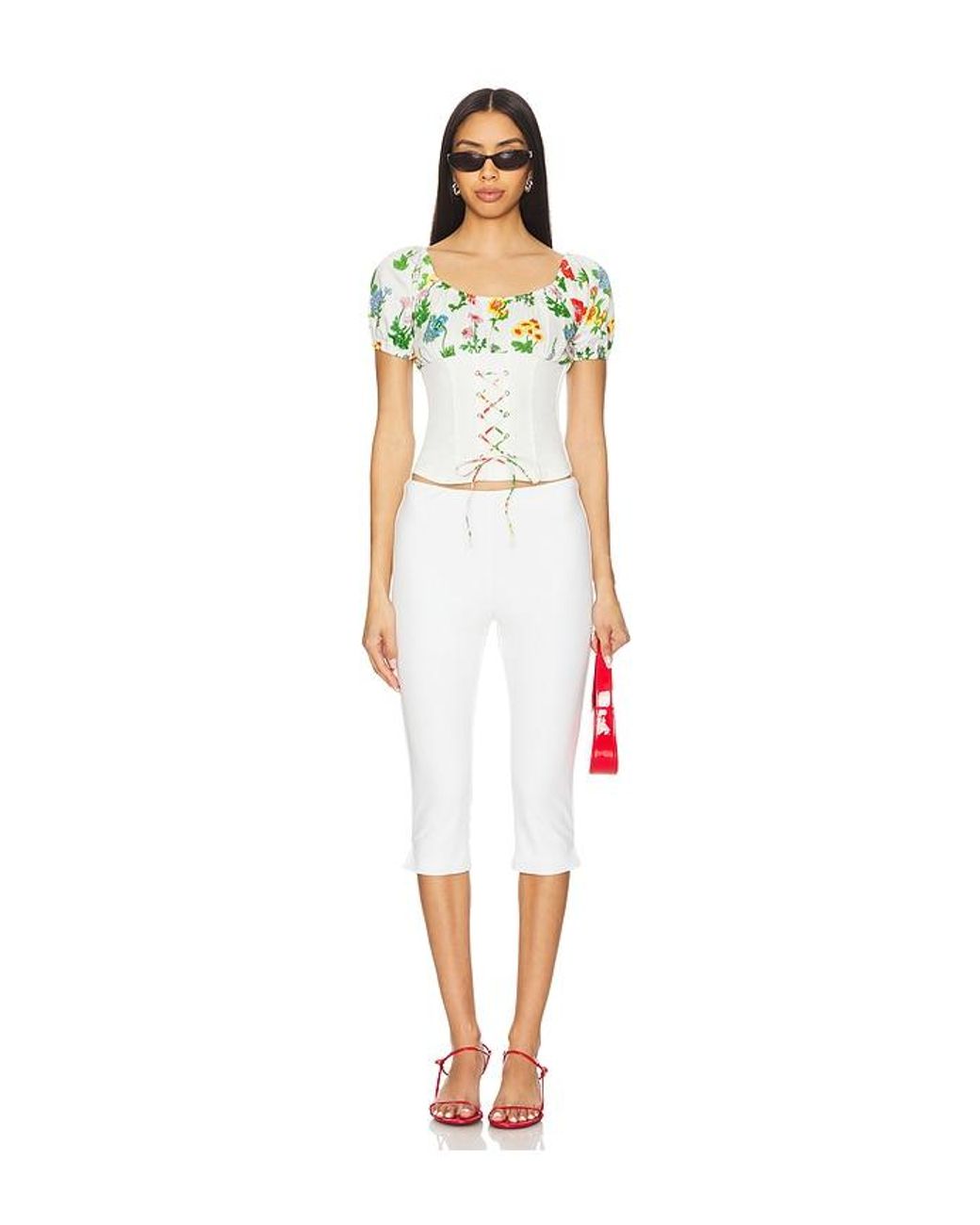 Tyler McGillivary White Uma Top
