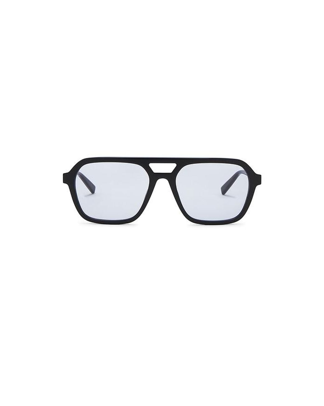 Saint Laurent Blue Sl Logo Rectangular Sunglasses for men
