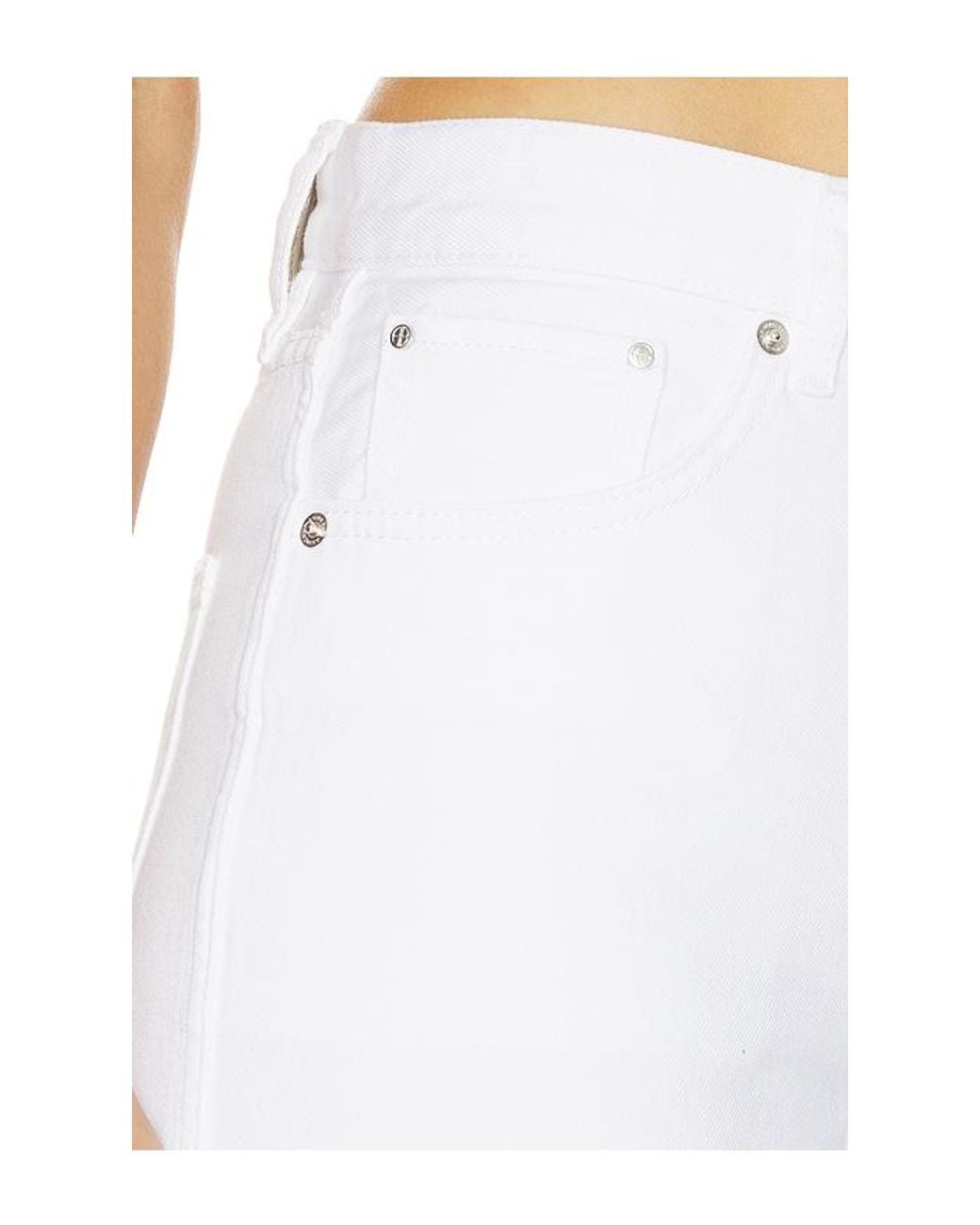 Anine Bing White Wyatt Jean