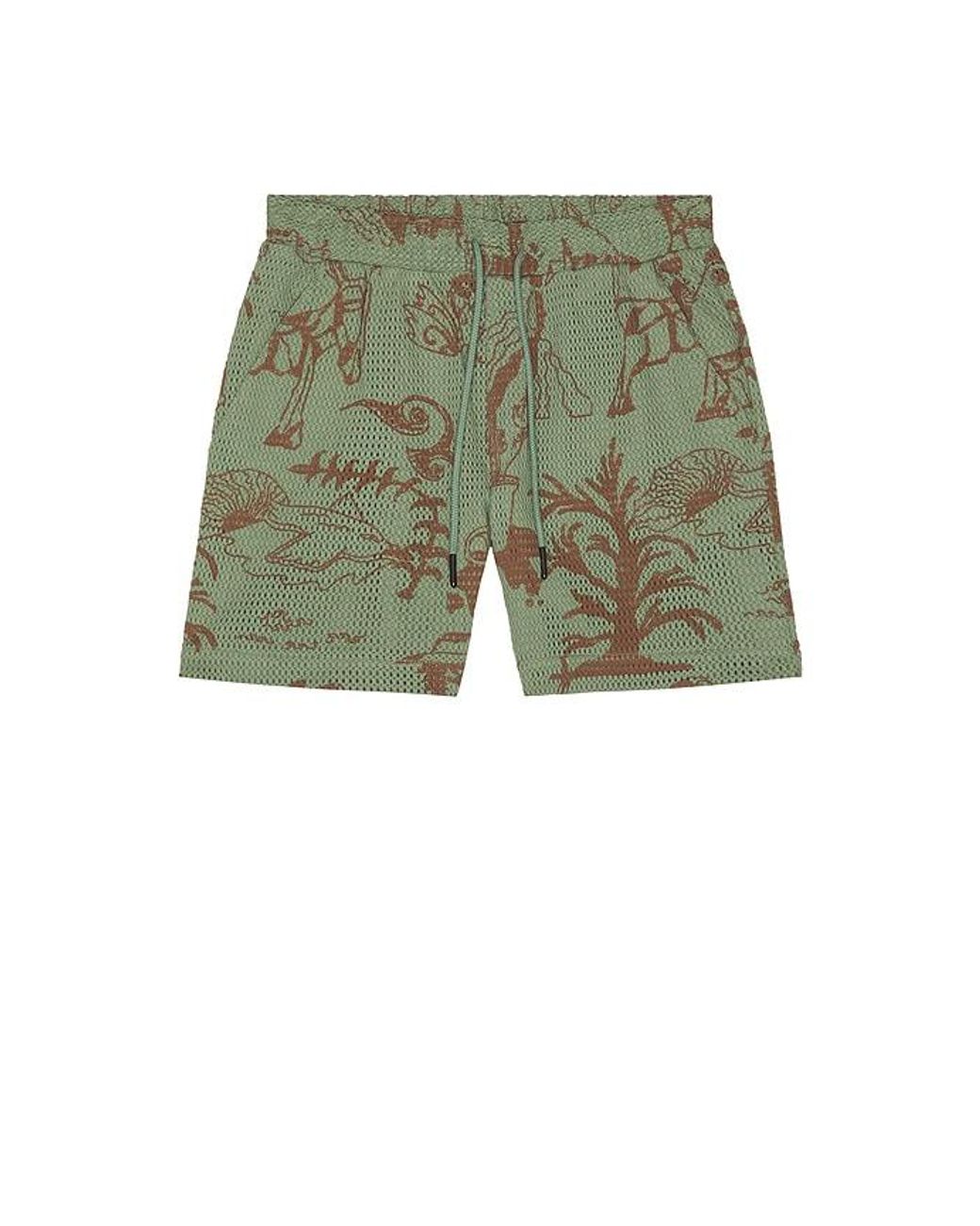 Oas Green Porto Shorts for men