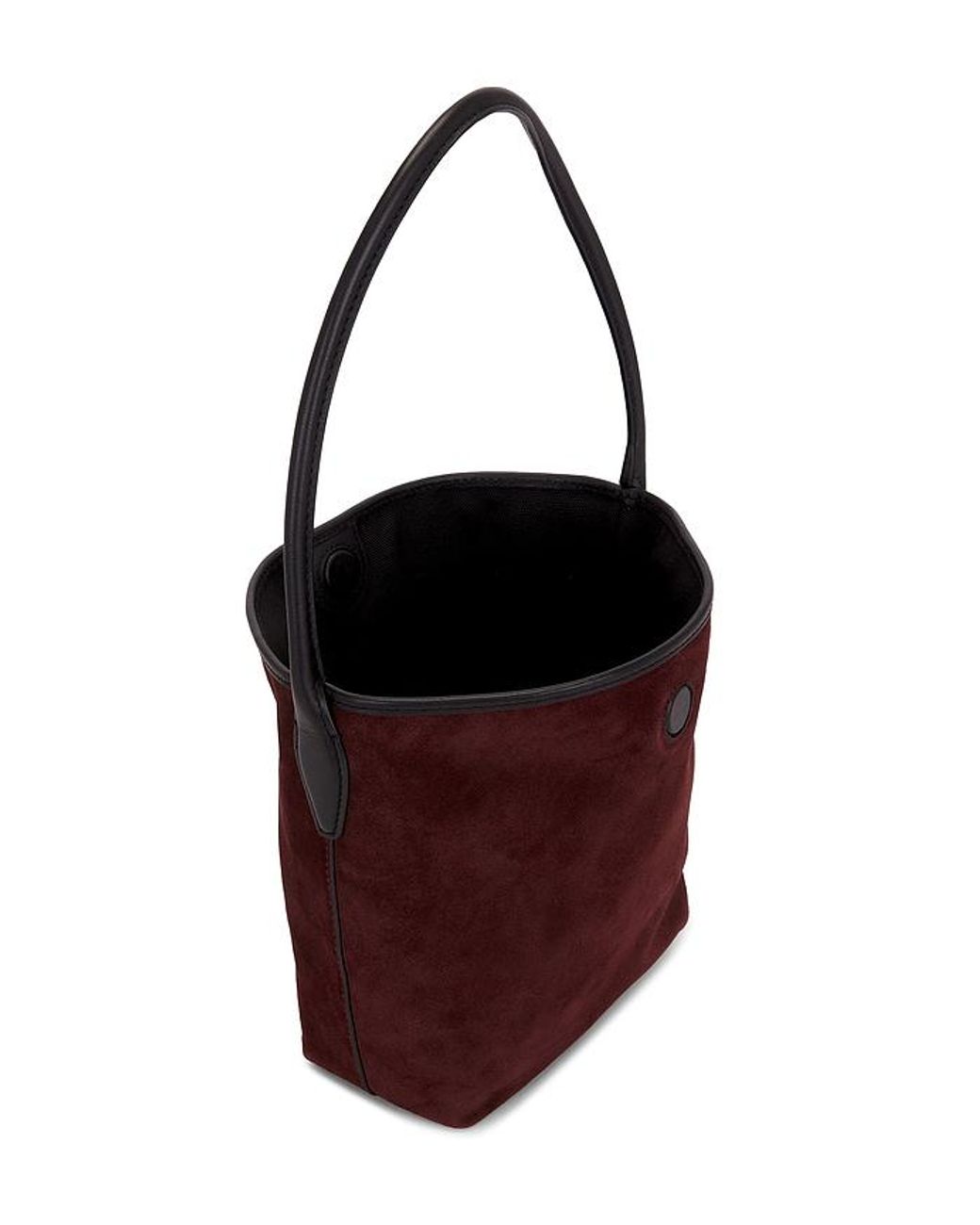 Madewell Red Suede Port Lid Shoulder Bag