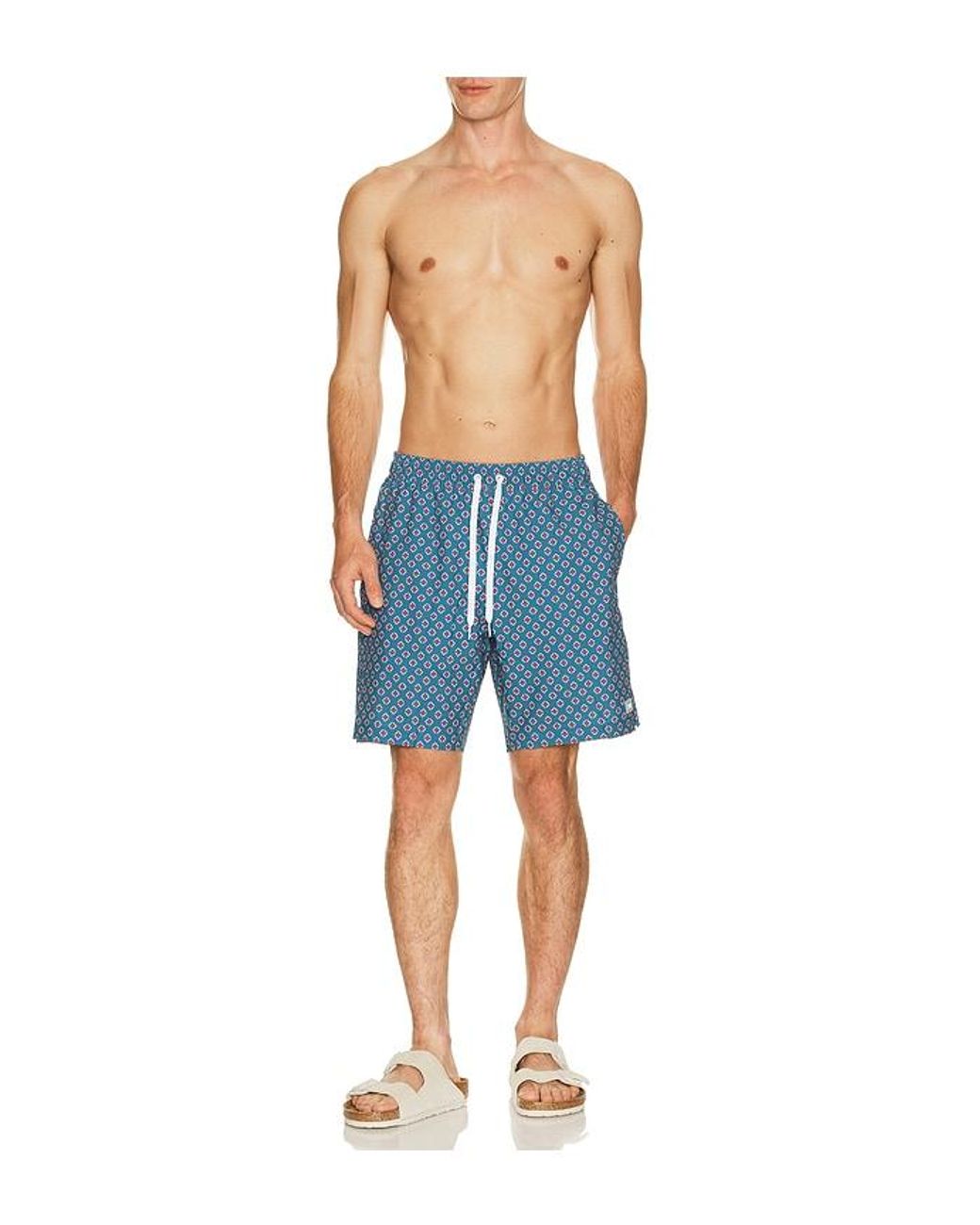 Rhone Blue 7.5 R&R Lined Trunk for men
