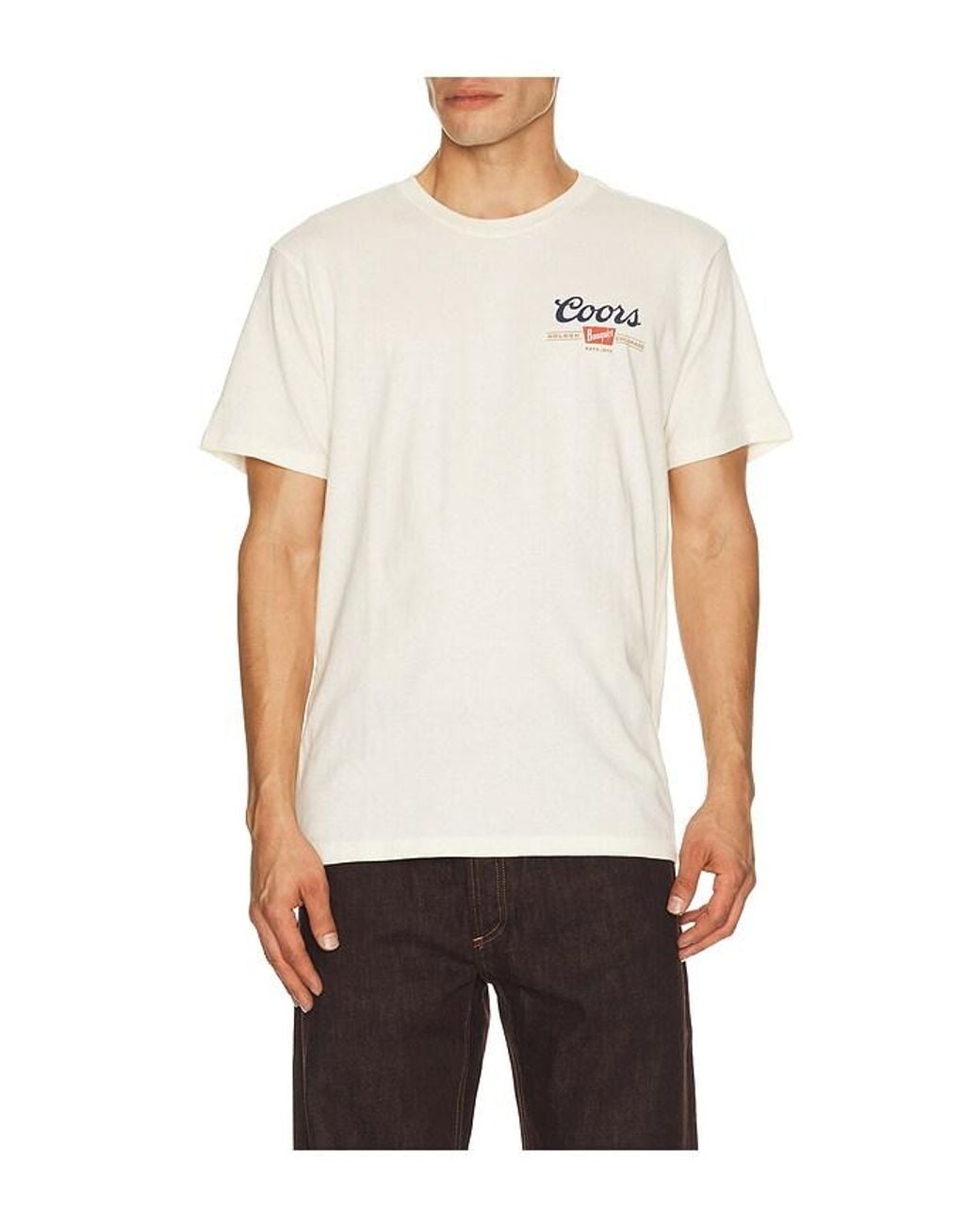 The Forecast Agency White Coors Banquet Tee for men