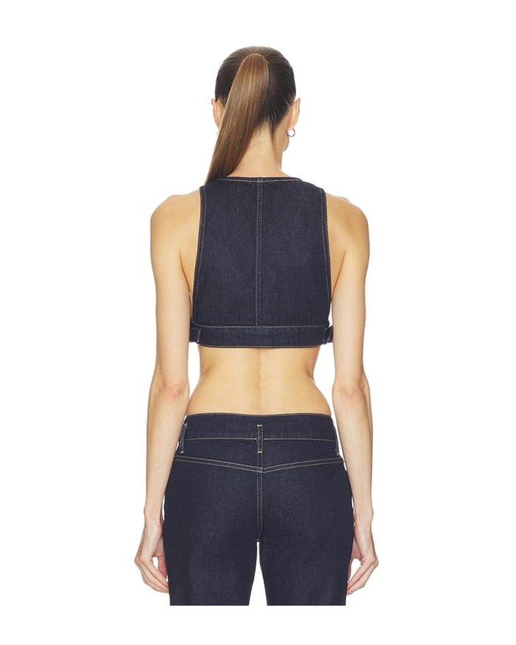 HAELO Blue Retro Micro Vest