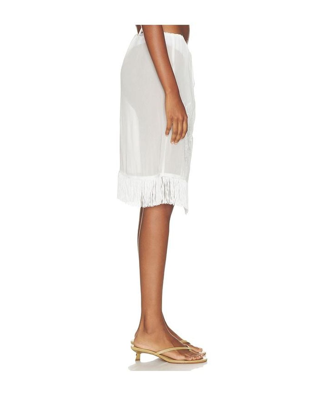 With Jean White Andie Skirt