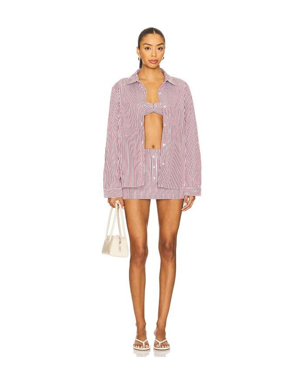SNDY'S White X Revolve Estelle Mini Skirt