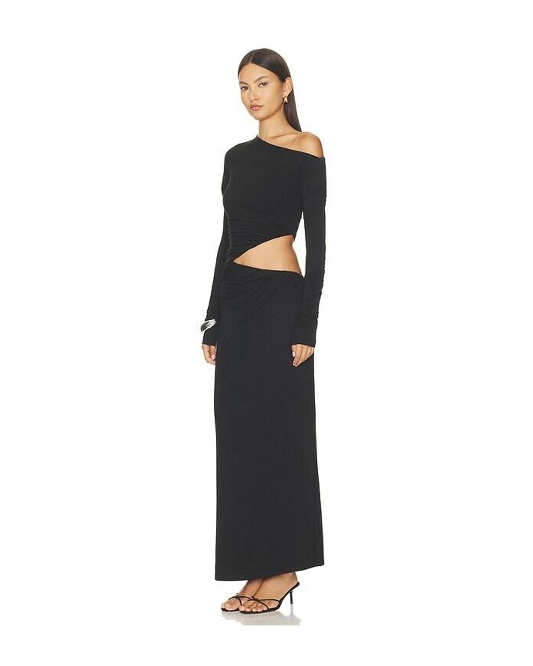 superdown Black Loretta Cutout Maxi Dress