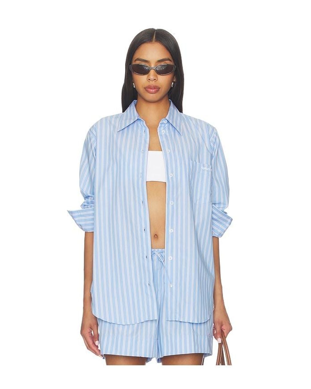 Hunza G Blue Essential Shirt