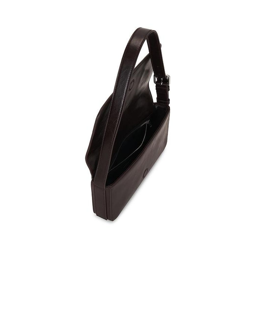 Alexander Wang Black Punch Flap Shoulder Bag