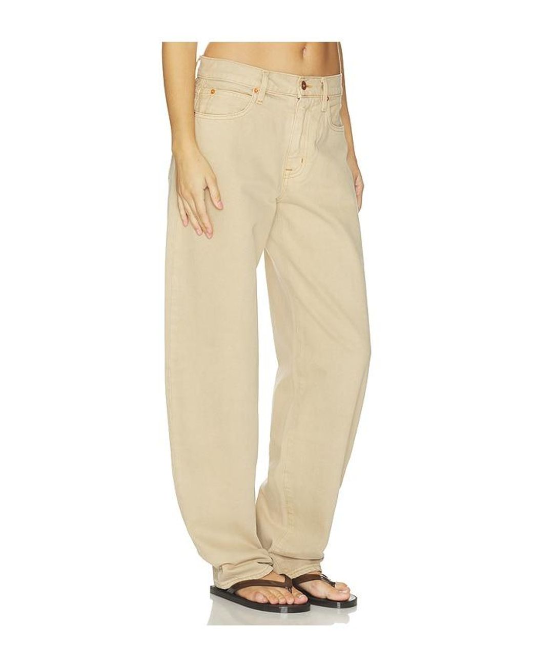 SLVRLAKE Denim Natural Ella Barrel Jeans