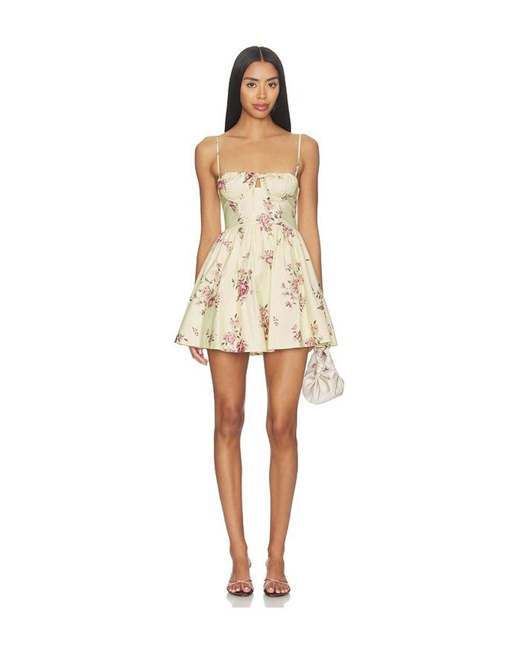 MAJORELLE Natural Florence Mini Dress