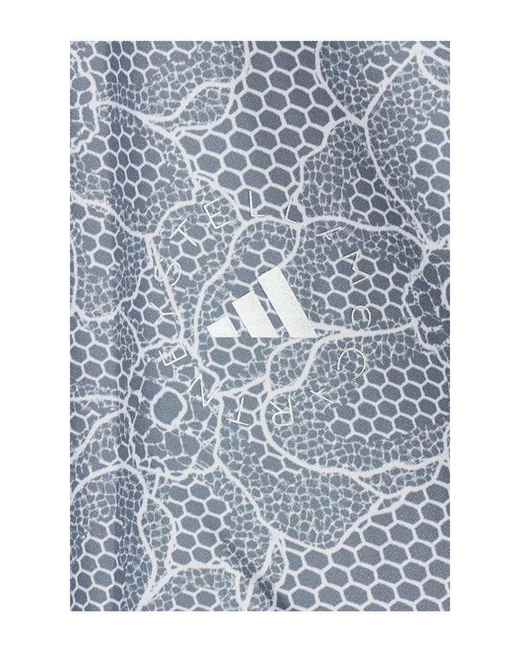 Adidas By Stella McCartney Blue Running Print Jacket