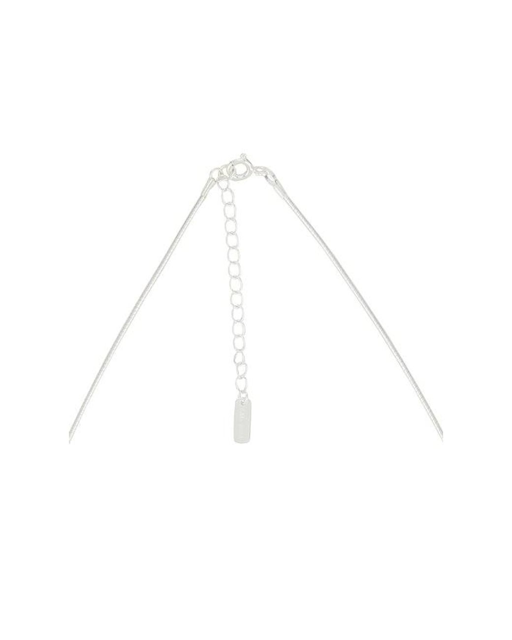 Casa Clara White Maris Pendant Necklace