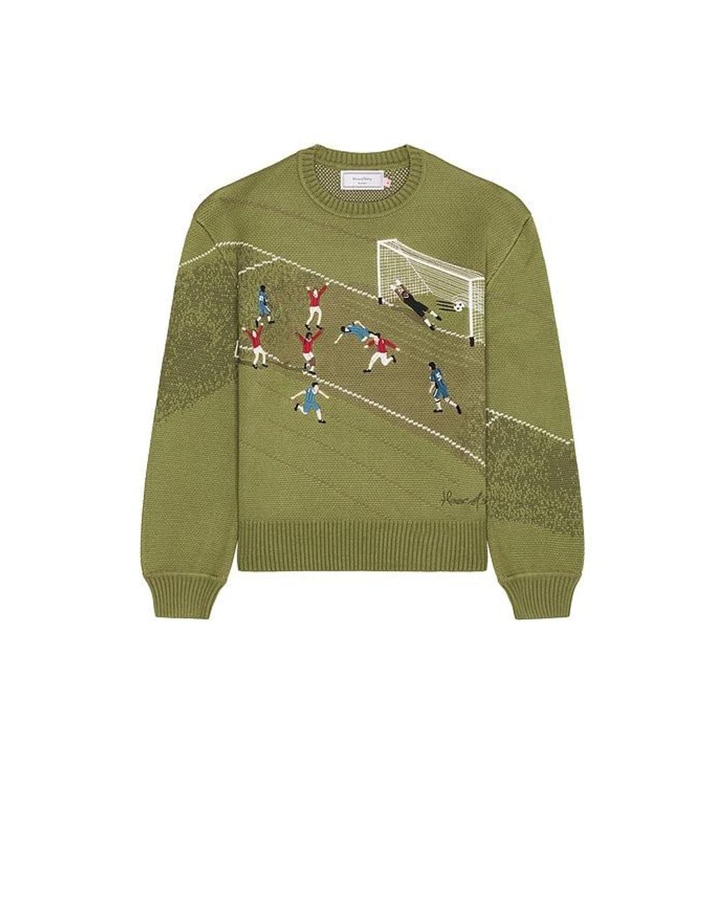 House Of Sunny Green Match Of The Day 2.0 Sweater for men