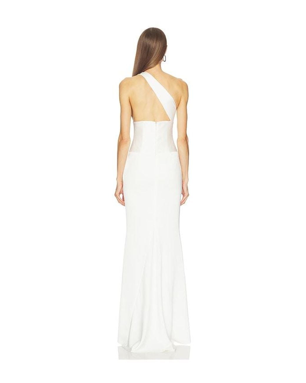Michael Costello White X Revolve Sorbara Gown