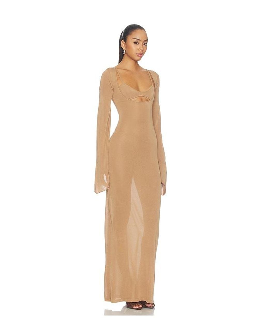 AYA MUSE Natural Zair Dress