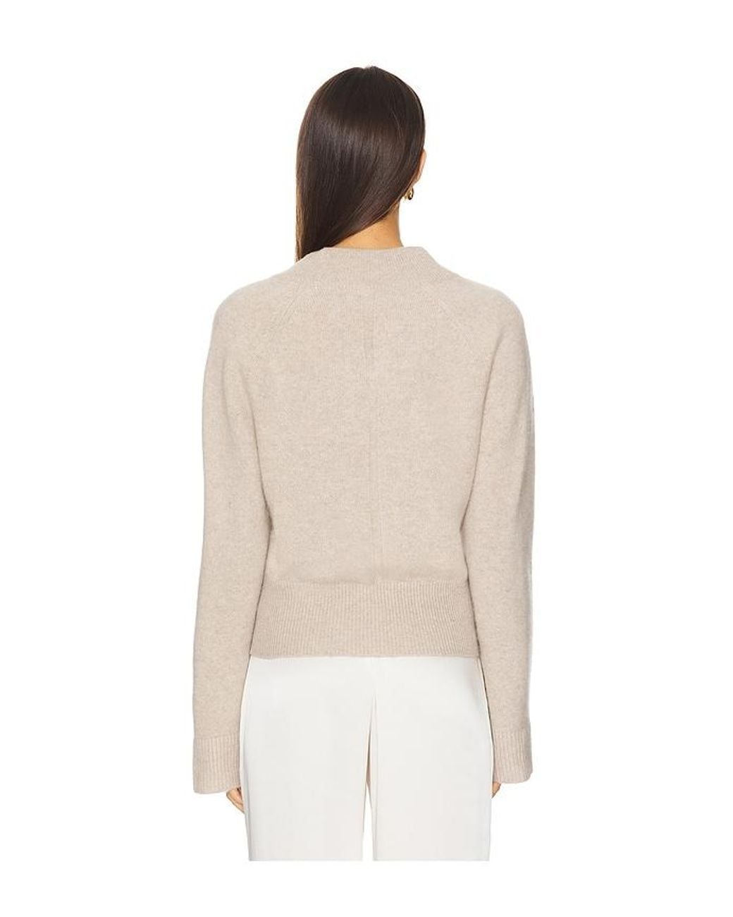 NAADAM Natural Premium Cashmere Raglan V Neck