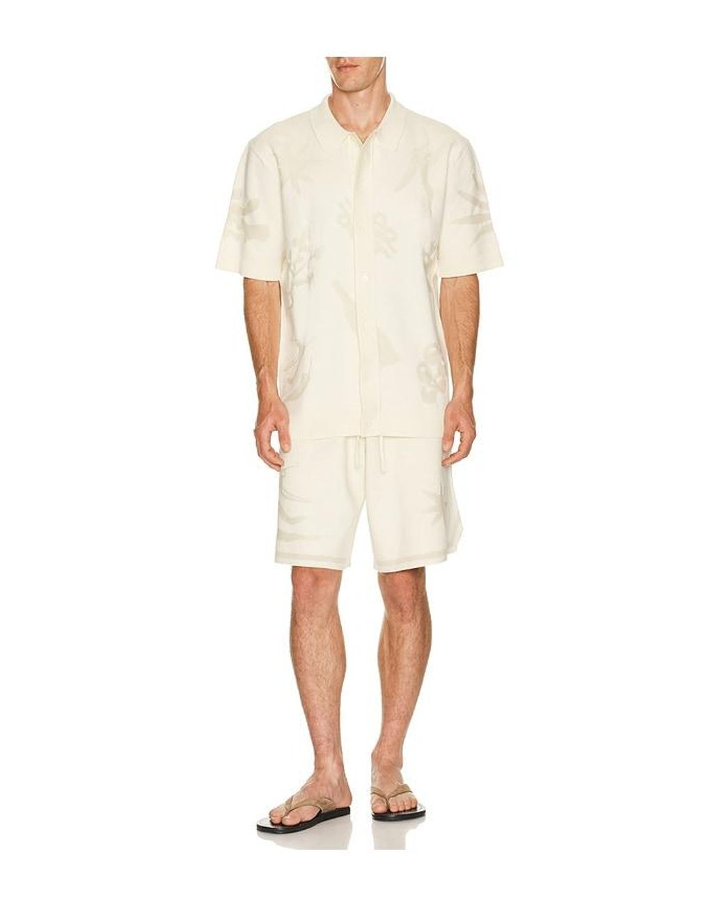 Filling Pieces Natural Breaking Bread Knit Shirt for men