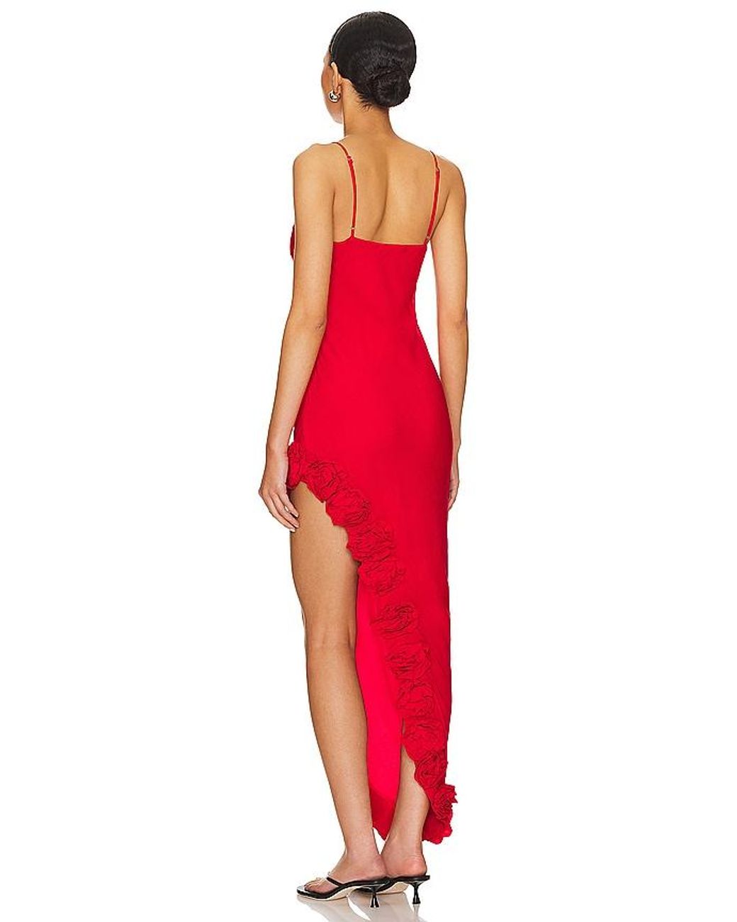 MAJORELLE Red Montauk Gown
