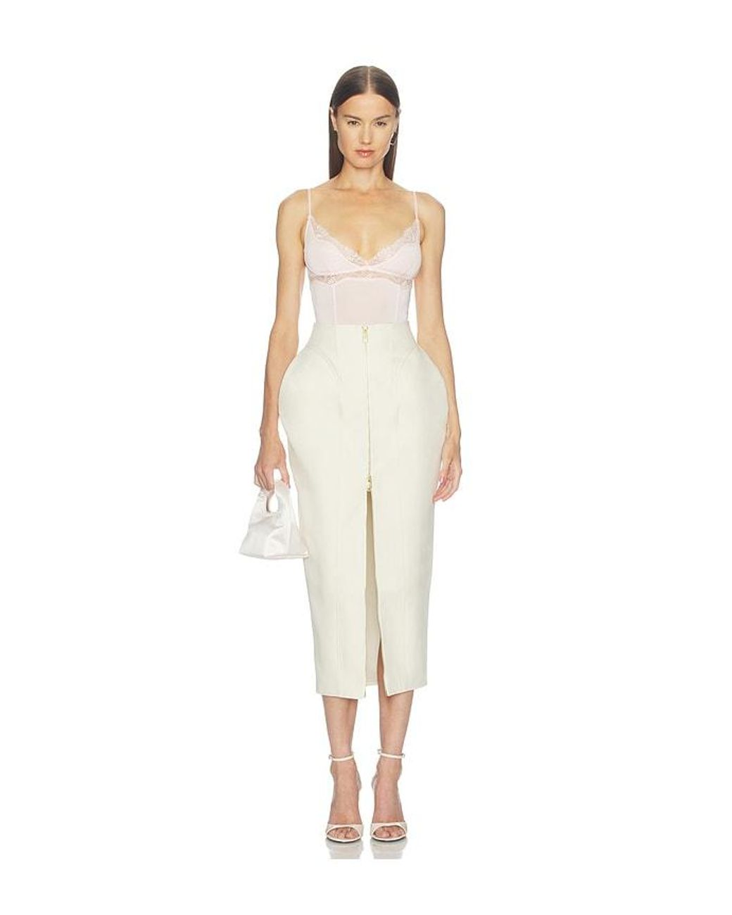 Camila Coelho Natural Margo Maxi Skirt