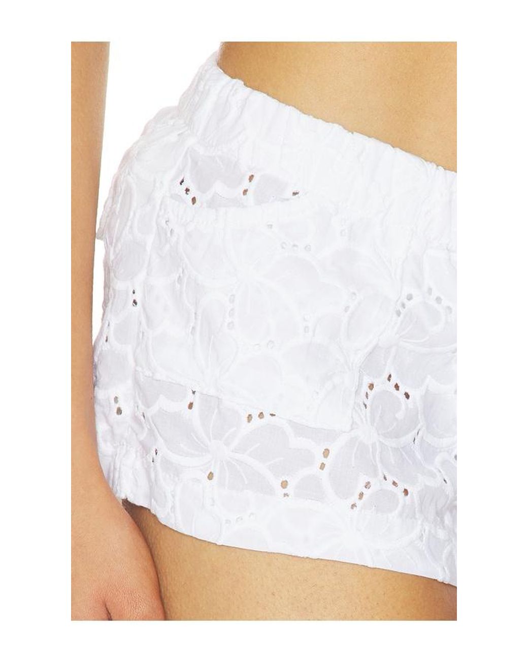 Indah White Dylan Tiny Shorts