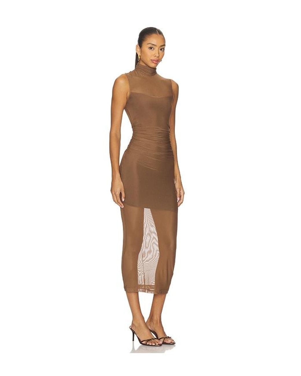 Amanda Uprichard Natural Damira Dress