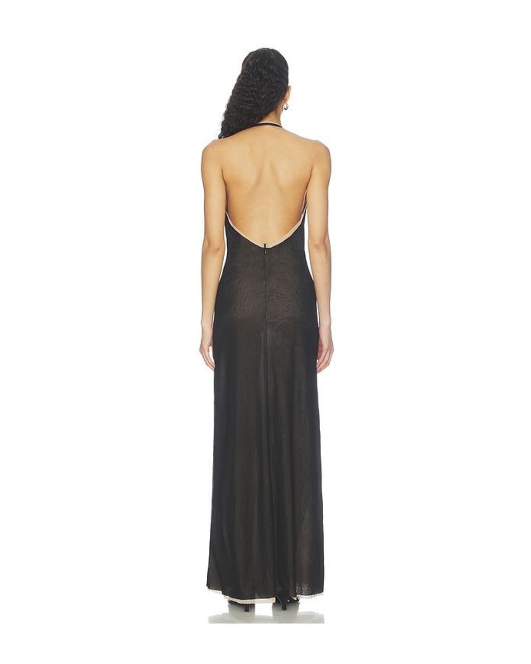 Lovers + Friends Black Shera Maxi Dress